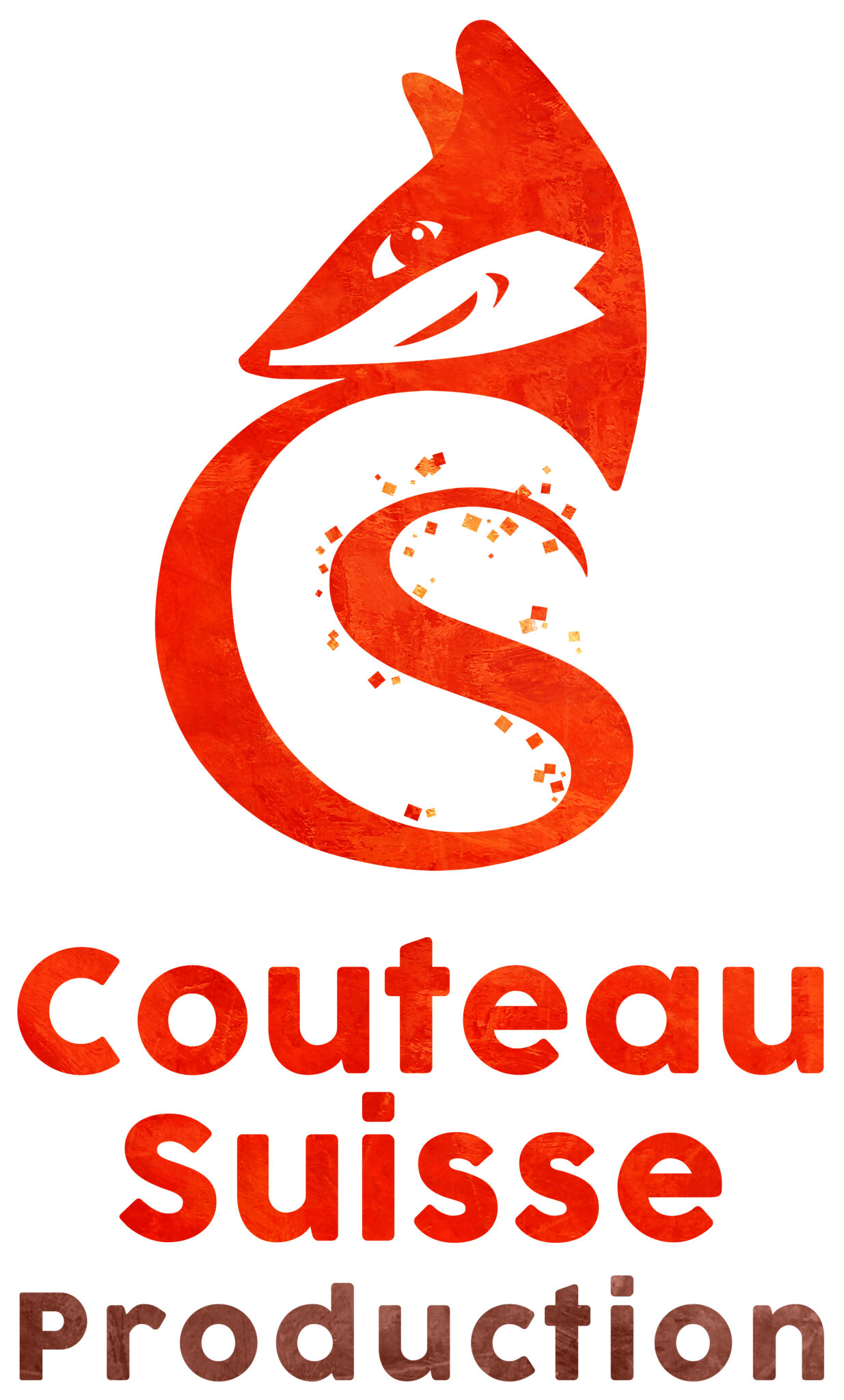 logo couteau suisse production réalisé par margot huguet