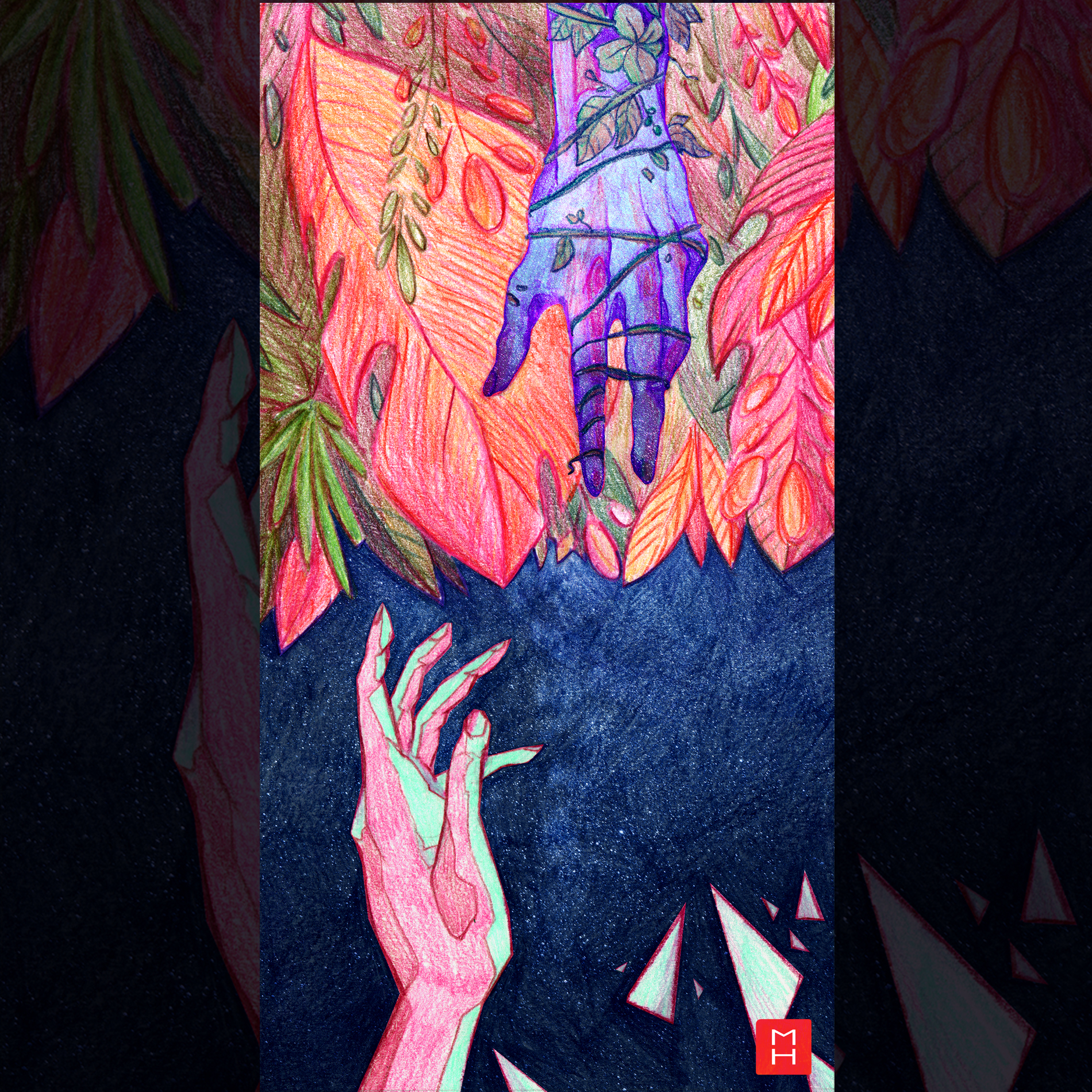 jeu de tarot divinatoire réalisé par margot huguet