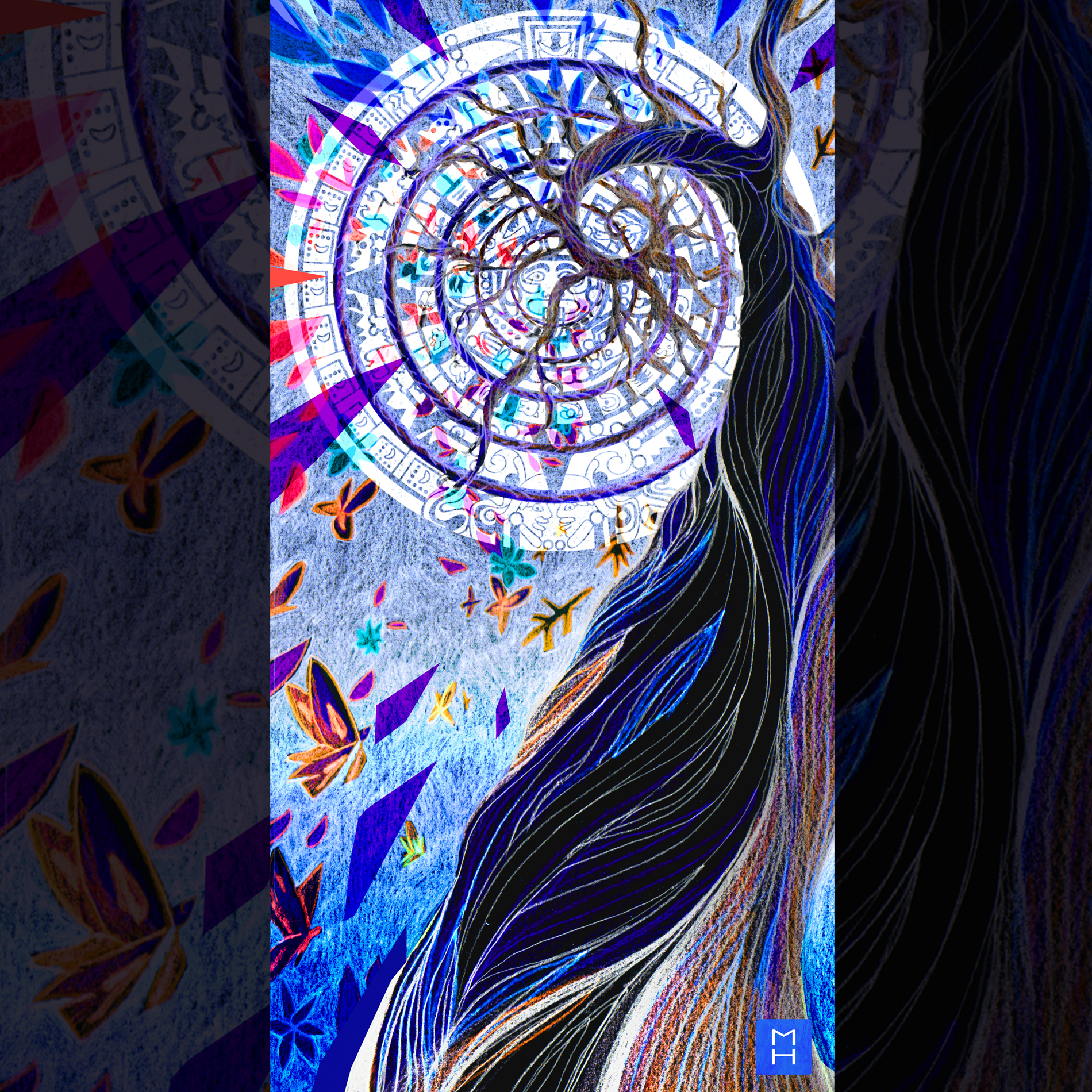 jeu de tarot divinatoire réalisé par margot huguet