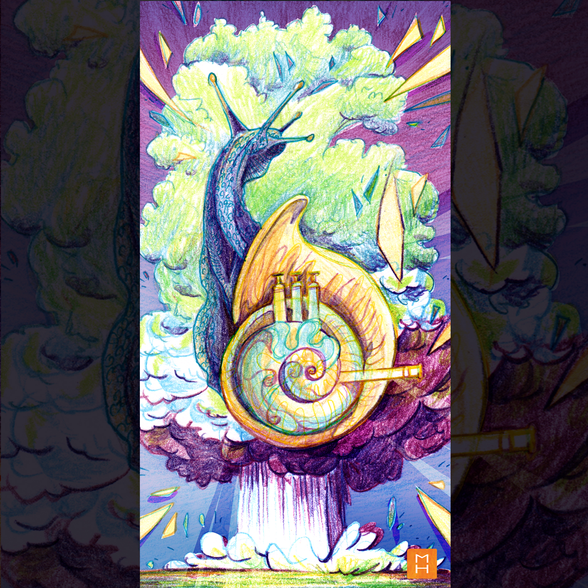 jeu de tarot divinatoire réalisé par margot huguet